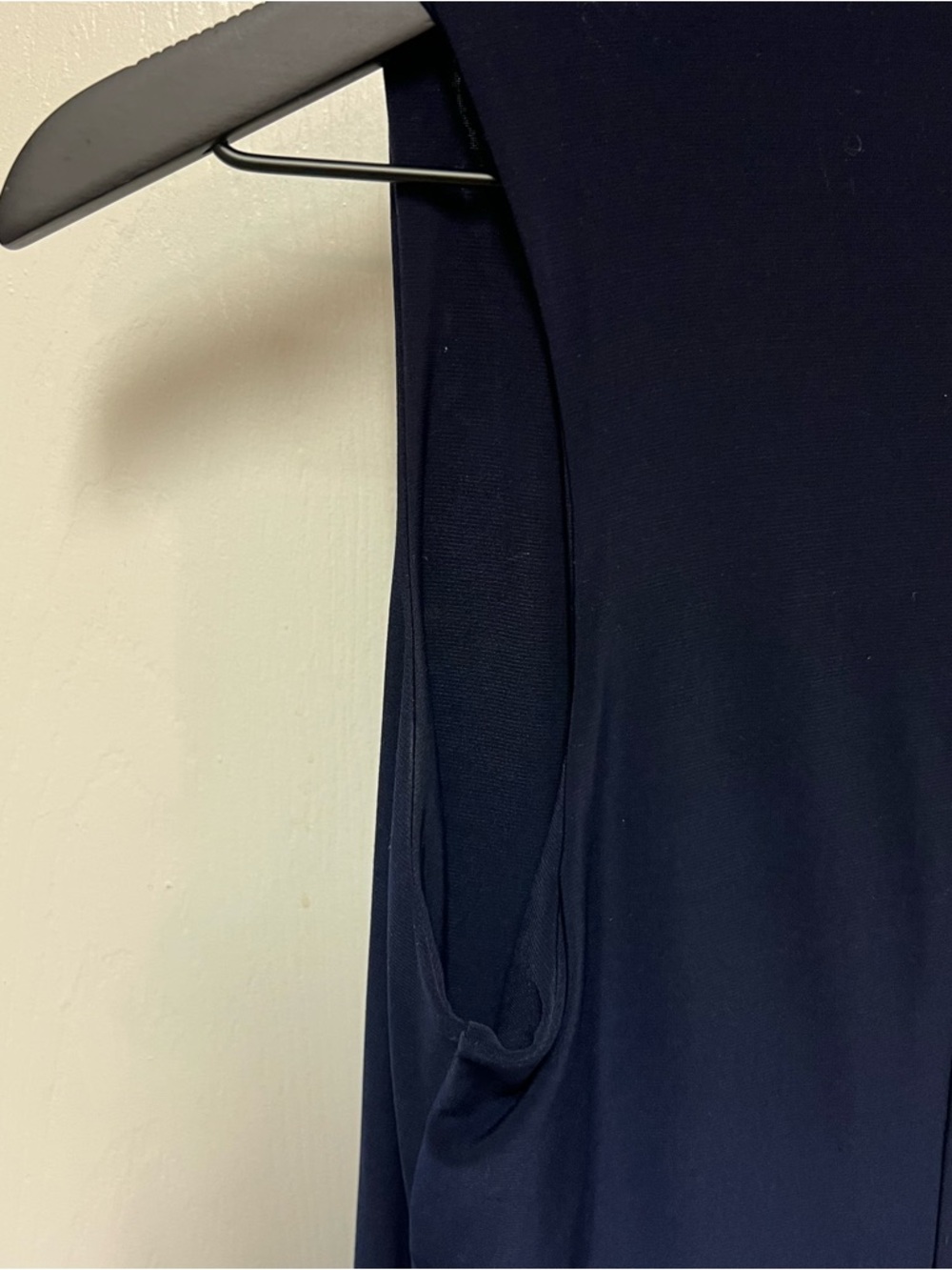 Club L London Contradiction Long Sleeve Navy Maxi Mermaid Dress - Picture 12 of 15